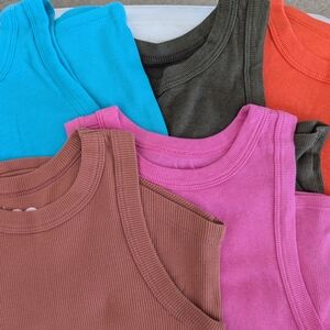 Colorful Juniors Tank Tops Set